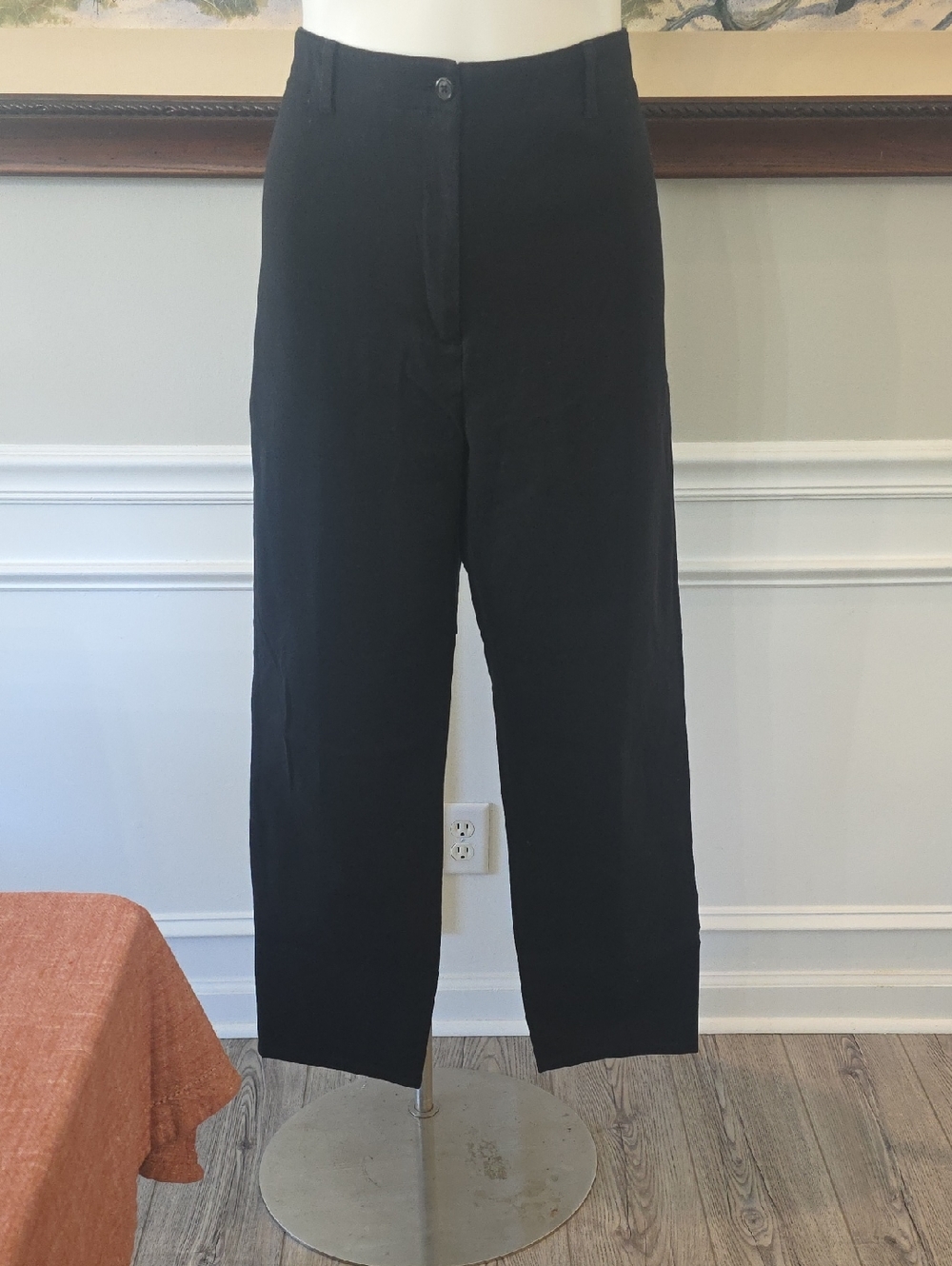 Ralph Lauren Black Straight-Leg Pants